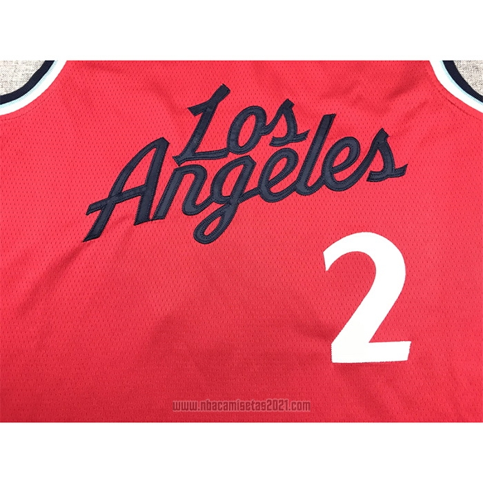 Camiseta Los Angeles Clippers Kawhi Leonard #2 Statement 2024-25 Rojo